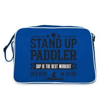 Stand Up Paddler - Sac Retro - bleu/blanc - Dos