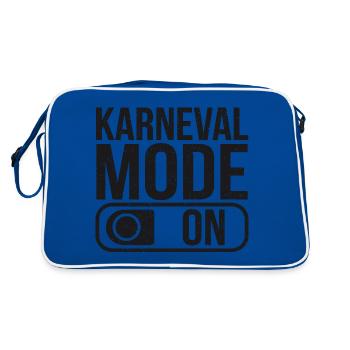 Mode Karneval sur Fasching Fasnet - Sac Retro - bleu/blanc - Dos