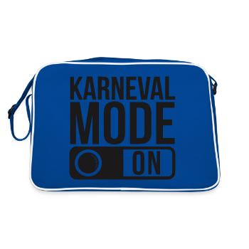 Mode Karneval sur Fasching Fasnet - Sac Retro - bleu/blanc - Dos