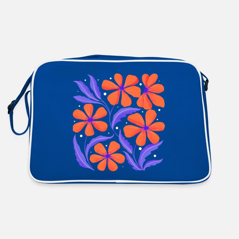 Floral Decor. Customizable Retro Bag
