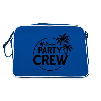 Mallorca Party Crew Summer, Sun & Party Feeling - Retro Bag - blue/white - Back