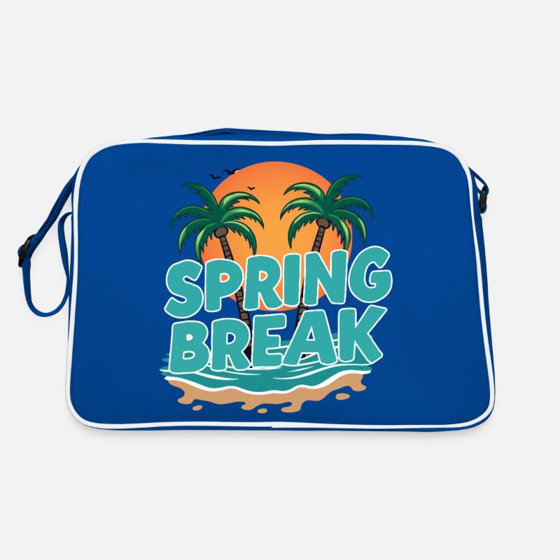 Spring Break Palm Trees Beach Retro Bag