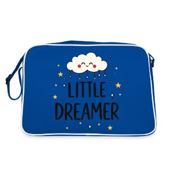 Little Dreamer Cloud Stars - Retro Bag - blue/white - Back
