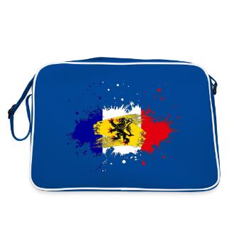 Splash Tricolore Flandre - Sac Retro - bleu/blanc - Dos