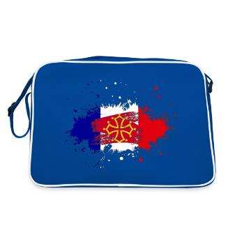 Splash Tricolore Midi Pyrenees - Sac Retro - bleu/blanc - Dos