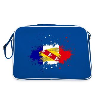 Splash Tricolore Lorraine - Retro Bag - blue/white - Back