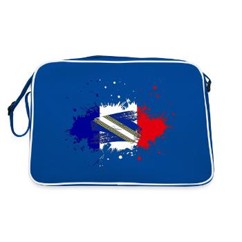Splash Tricolore Ardenne - Sac Retro - bleu/blanc - Dos