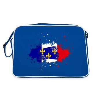 Splash Tricolore Ile de France - Sac Retro - bleu/blanc - Dos