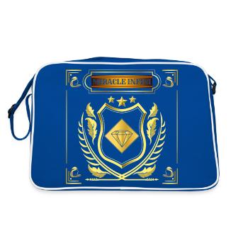 INFINITE MIRACLE - Retro Bag - blue/white - Back