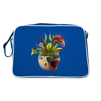 Herbivores zombies - Sac Retro - bleu/blanc - Dos