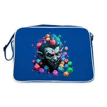 Le Troll Multidimensionnel de LoL - Sac Retro - bleu/blanc - Dos
