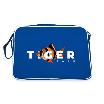 Tiger Barb Aquarium Fish - Retro Bag - blue/white - Back