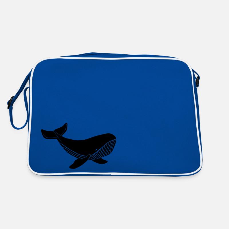 Wal schwarz Retro Tasche