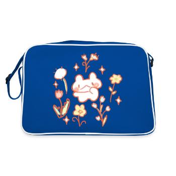 Petit pain de jardin - Sac Retro - bleu/blanc - Dos