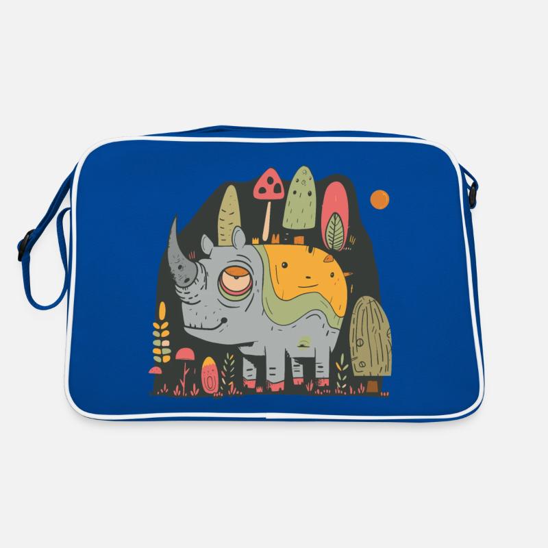 Müdes Nashorn | © M2-D2 Retro Tasche