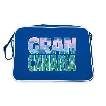 Gran Canaria - Retro Bag - blue/white - Back
