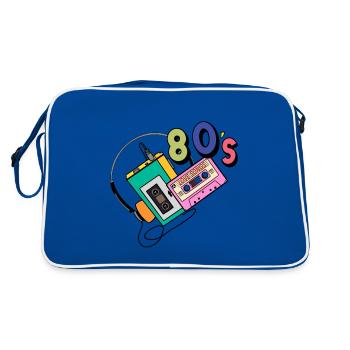 Eighties - Retro Bag - blue/white - Back