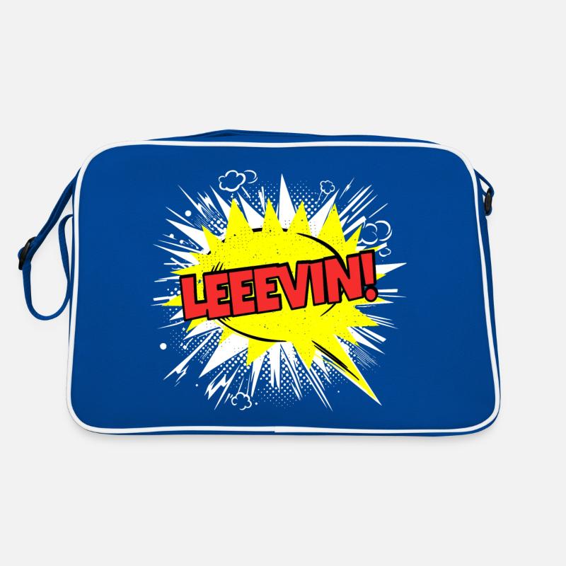 Levin Name Funny Speech Bubble Leeevin! Retro Bag