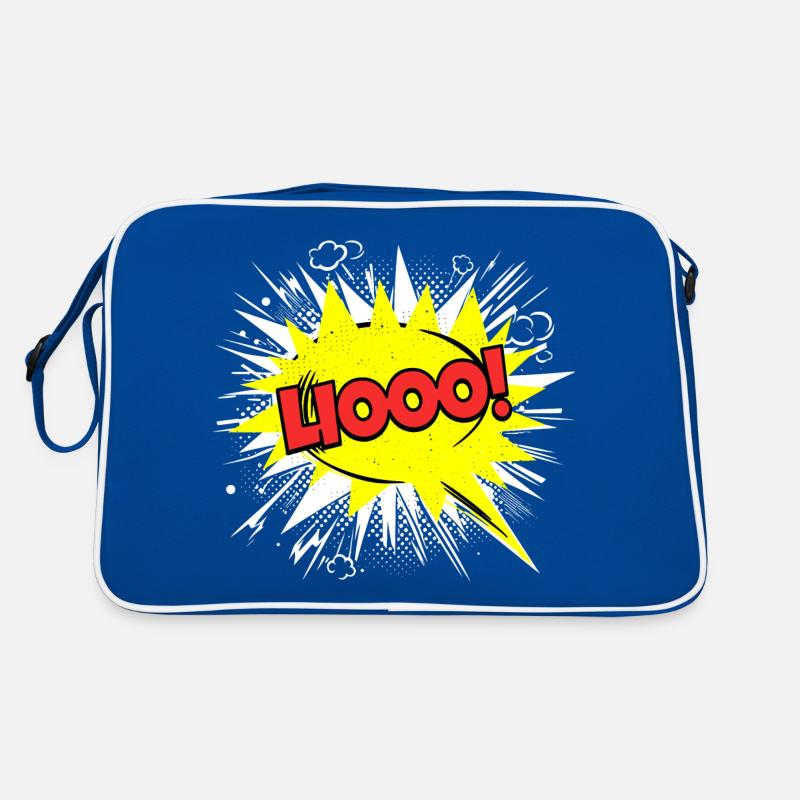 Lio Name Funny Speech Bubble Liooo! Retro Bag