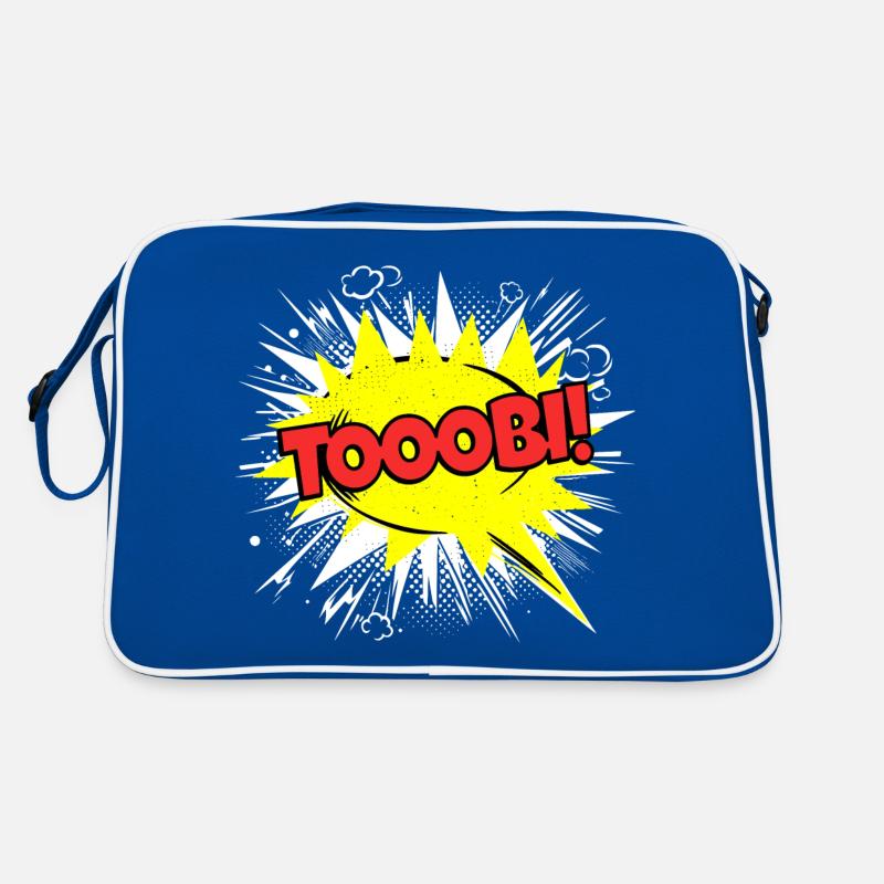 Tobi Tobias Name Funny Speech Bubble Retro Bag