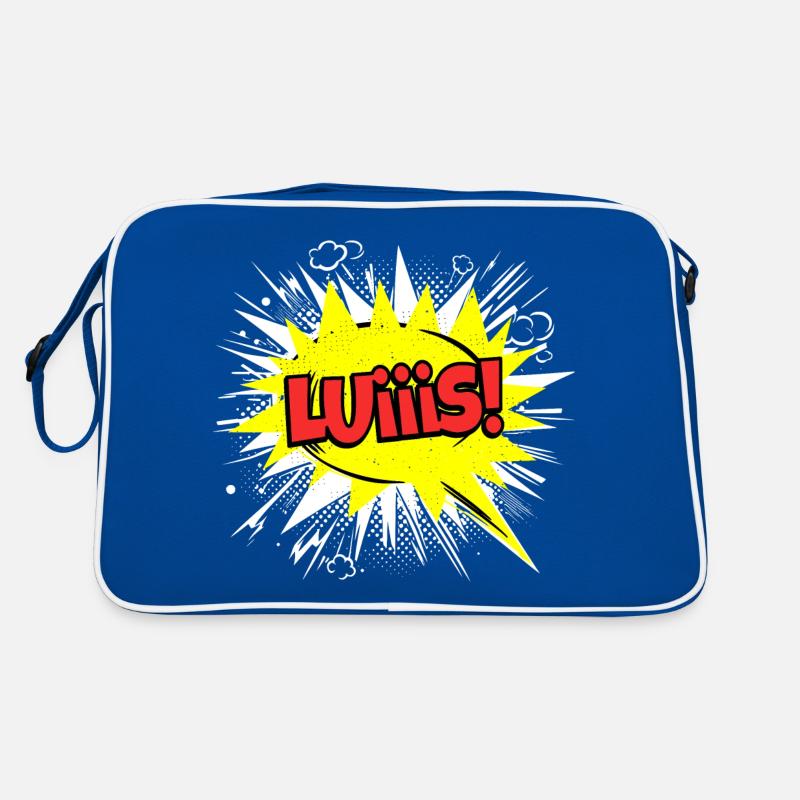 Luis Name Funny Speech Bubble Luiiis! Retro Bag