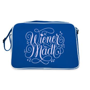 Viennese Girls - Retro Bag - blue/white - Back