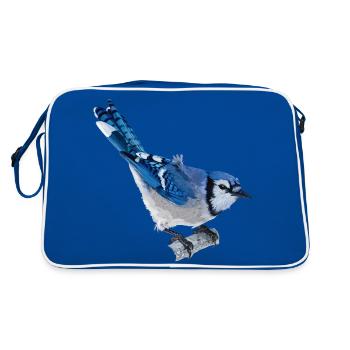 Chara bleu - Sac Retro - bleu/blanc - Dos