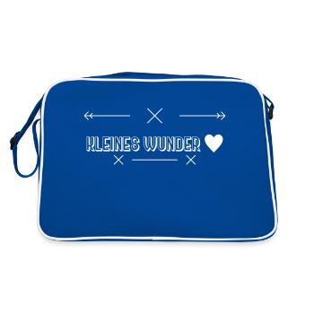 Baby Sayings - Retro Bag - blue/white - Back
