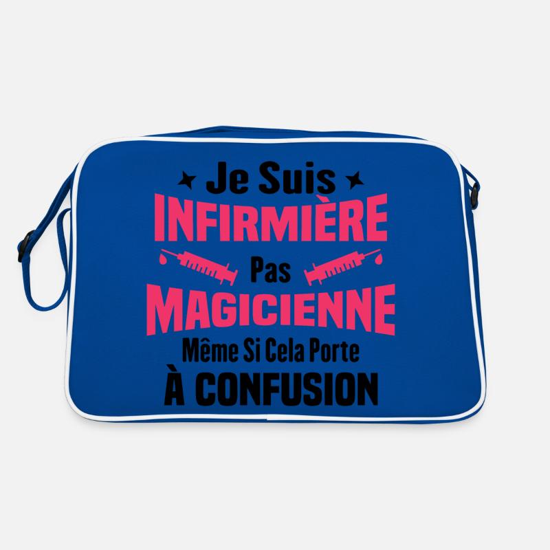 Je suis une infirmière pas magicienne Sac Retro
