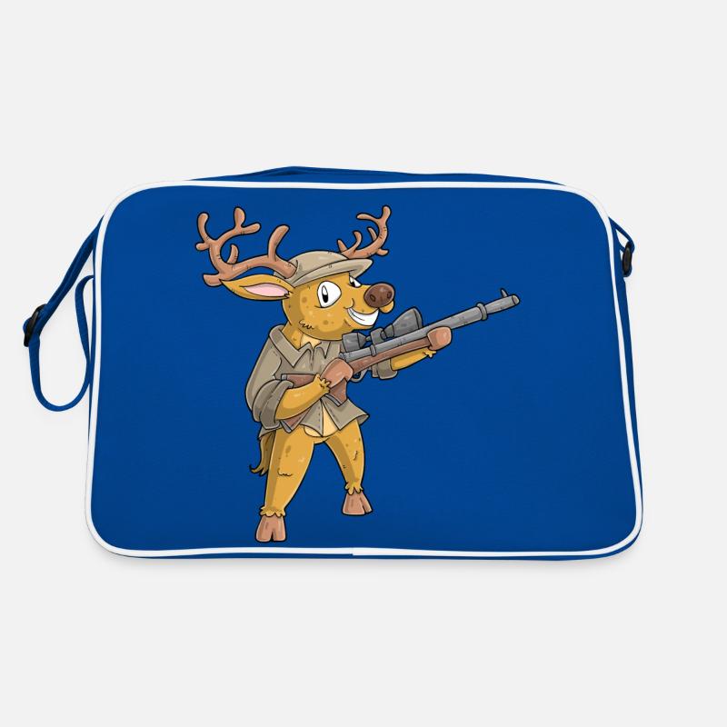 Jagd Hirsch / Jäger Hirsch Retro Tasche