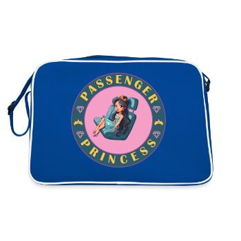 Passenger Princess Always - Retro Bag - blue/white - Back