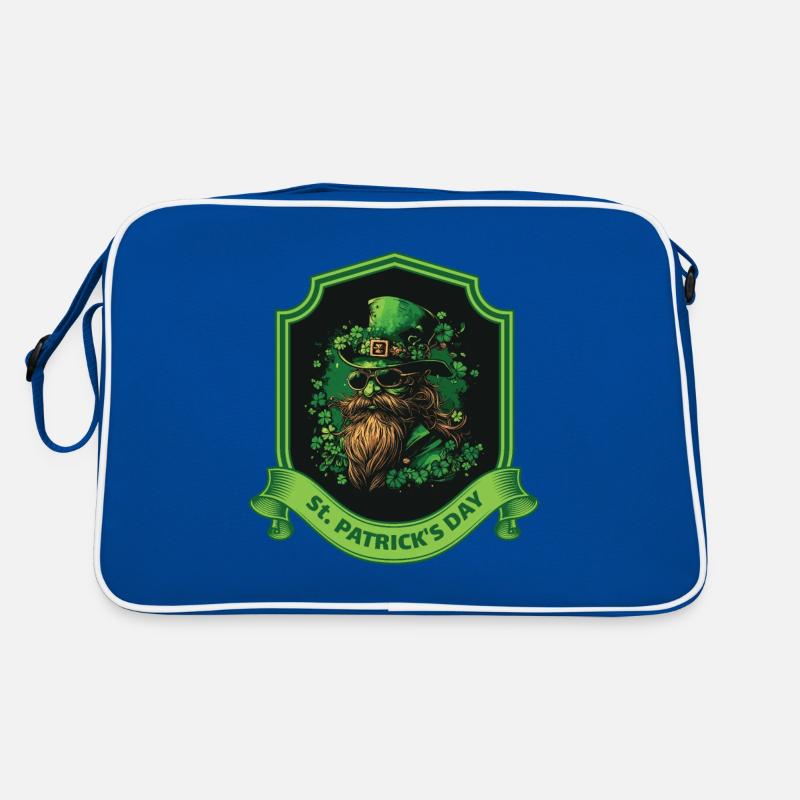 Barbe hipster de la Saint-Patrick Sac Retro