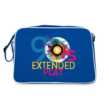 Années 90 Jeu étendu - Sac Retro - bleu/blanc - Dos