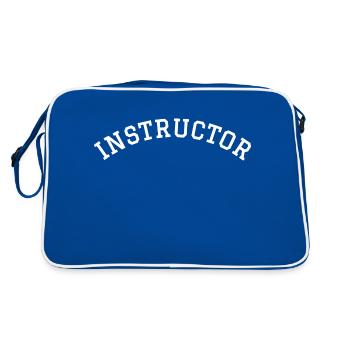 Instructor - Sac Retro - bleu/blanc - Dos