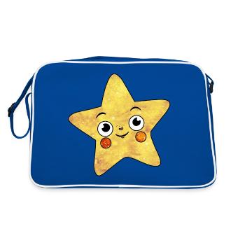 Étoile cosmique - Sac Retro - bleu/blanc - Dos