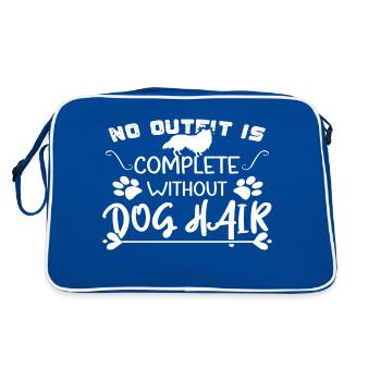 Aucune tenue n’est complète sans poils de chien - Sac Retro - bleu/blanc - Dos