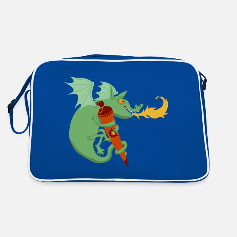 Dragon avec cône d’école Sac Retro