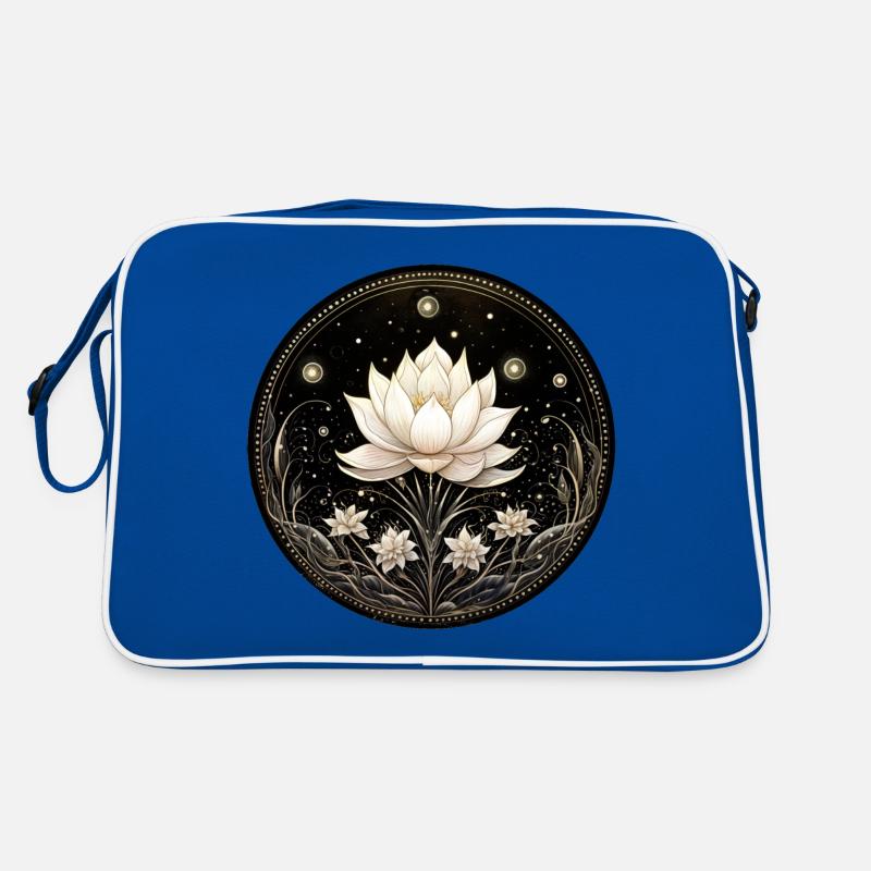 Fleur de lotus Sac Retro