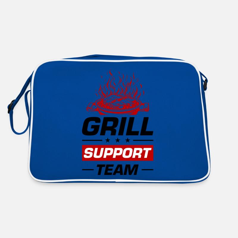 Grill Support Team Grilling Dicton Sac Retro