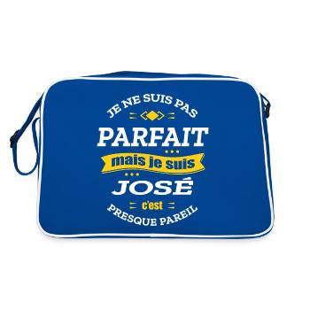 JOSÉ PARFAIT - PRENOM JOSÉ - Sac Retro - bleu/blanc - Dos