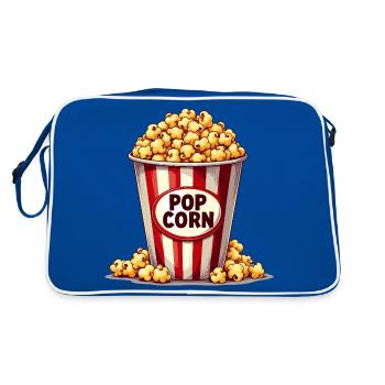Maïs soufflé de carnaval - Enfants - Sac Retro - bleu/blanc - Dos