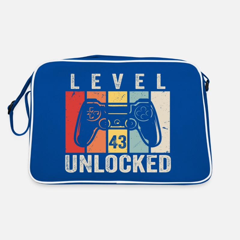 Niveau 43 Débloqué Cadeau d’anniversaire de 43 ans Sac Retro