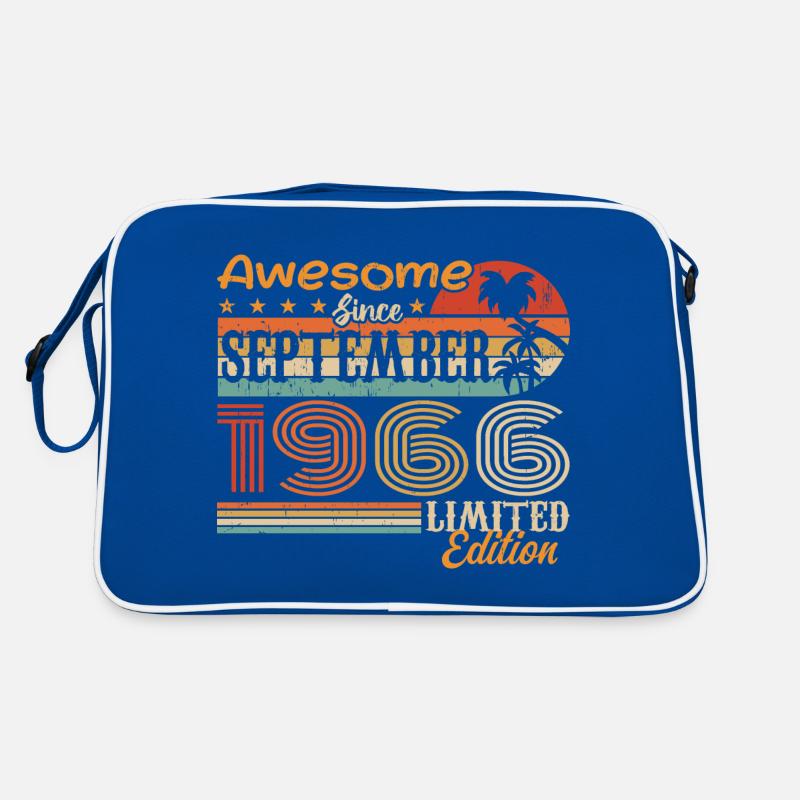 September 1966 - Geburtstag 1966 September Retro Tasche