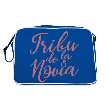 Tribu de la Novia Bride's Tribe Bridesmaid Wedding - Retro Bag - blue/white - Back