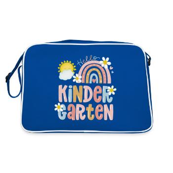 Kindergarten - Retro Bag - blue/white - Back