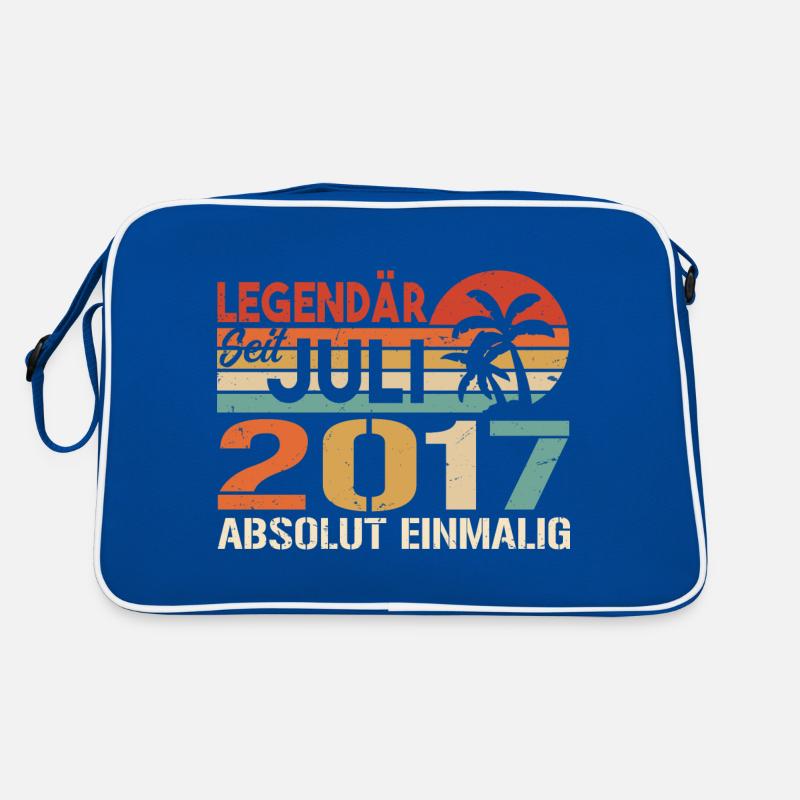 2017 Juli Geboren im Juli 2017 Retro Tasche