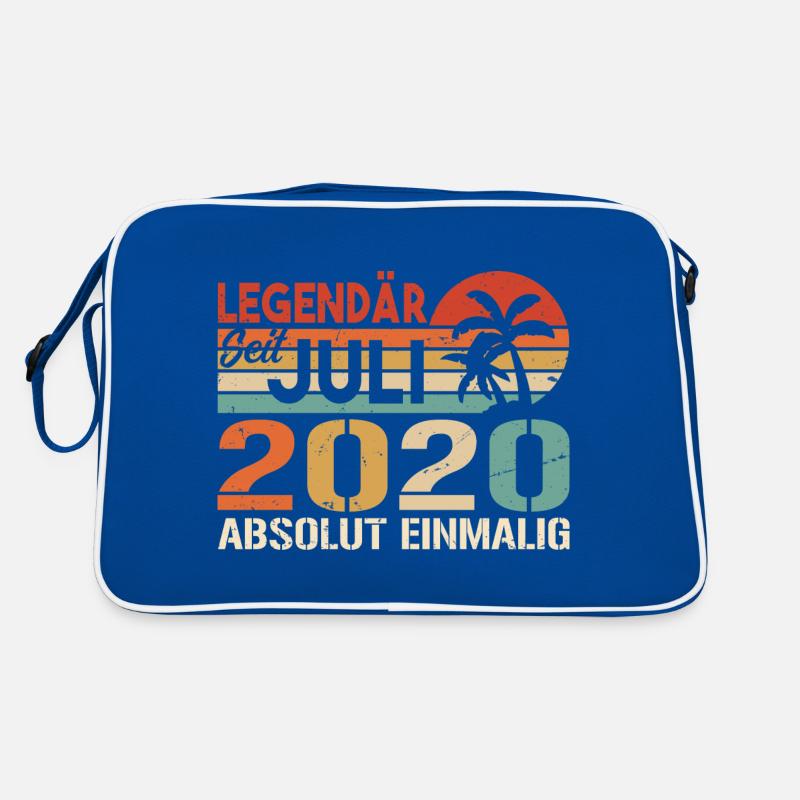 2020 Juli Geboren im Juli 2020 Retro Tasche
