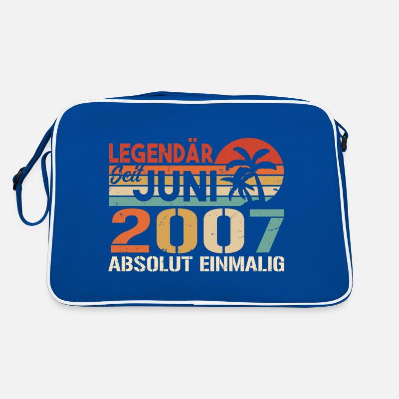 Legendär seit Juni 2007 - Geburtstag 2007 Retro Tasche