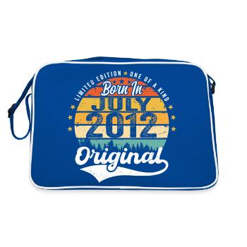 2012 Juillet - Années de grandeur depuis Juillet 2012 - Sac Retro - bleu/blanc - Dos