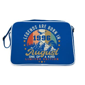 Legends were born in August 1996 August 1996 - Retro Bag - blue/white - Back